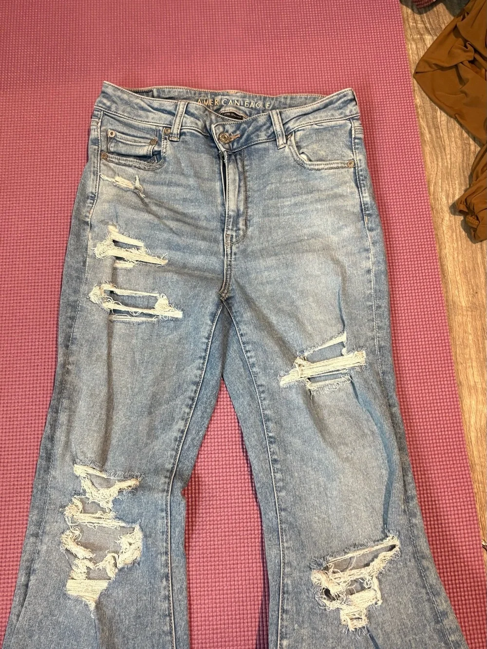 American Eagle Light Blue Stretch Denim Jeans
